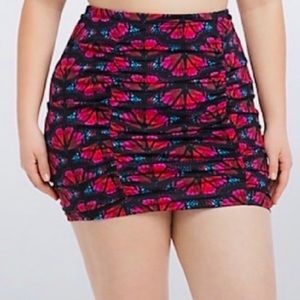 Torrid Swim Skirt - Rare Butterfly Pattern NWOT
